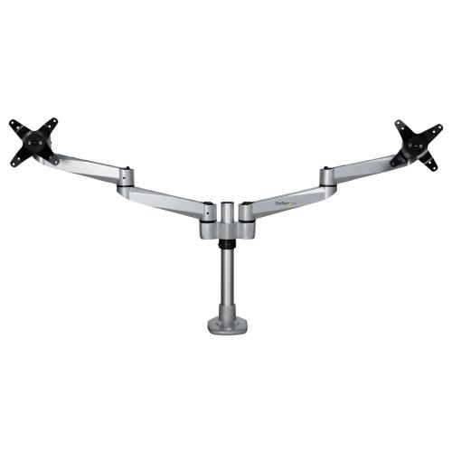 Suport monitor Startech ARMDUALPS, 13-27inch, Silver
