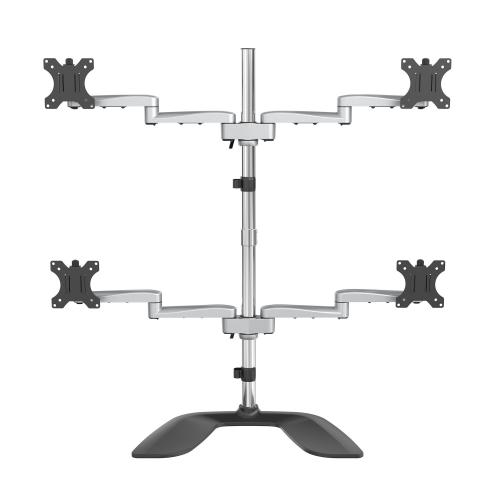 Suport monitor Startech ARMQUADSS, 32inch, Silver