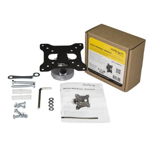 Suport monitor Startech ARMWALL, 13-34inch, Black