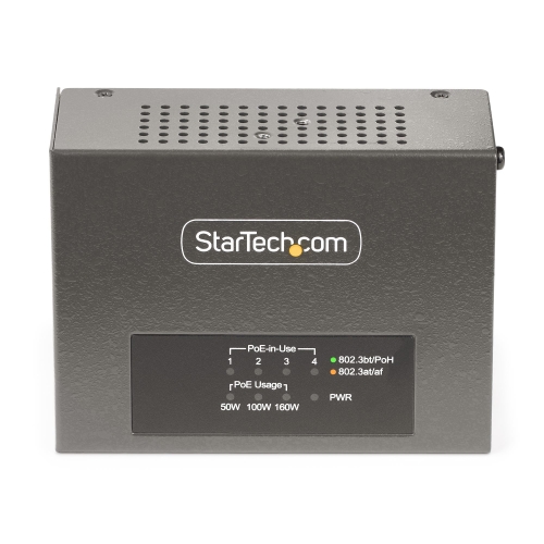 Injector PoE Startech AS445C-POE-INJECTOR, 95W, Silver