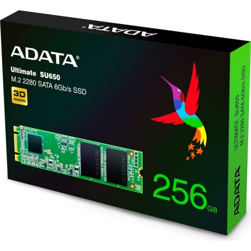 SSD A-Data Ultimate SU650 256GB, SATA3, M.2 2280