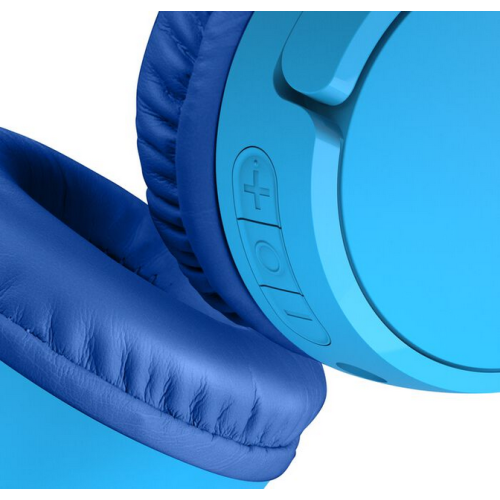 Casti cu microfon Belkin SoundForm Mini, Bluetooth/USB-C/3.5 mm jack, Blue