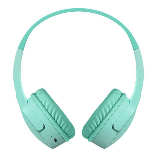 Casti cu microfon Belkin SoundForm Mini, Bluetooth/USB-C/3.5 mm jack, Green