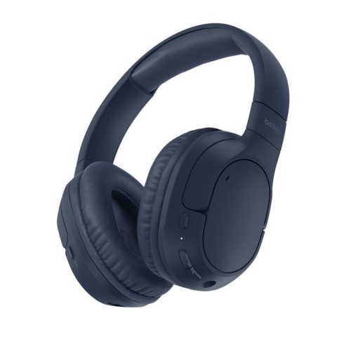 Casti cu microfon Belkin Soundform Surround, Buetooth, Blue