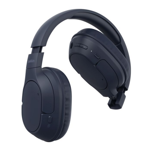 Casti cu microfon Belkin Soundform Surround, Buetooth, Blue