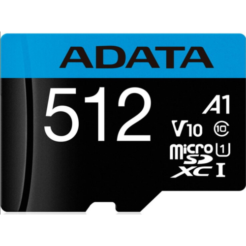 CARD MicroSD ADATA, 512 GB, MicroSDXC, clasa 10, standard UHS-I U1, 