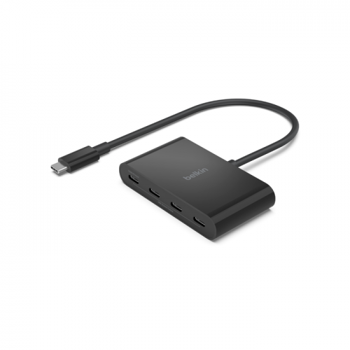 Hub USB BELKIN AVC018btBK, 4x USB-C, Black