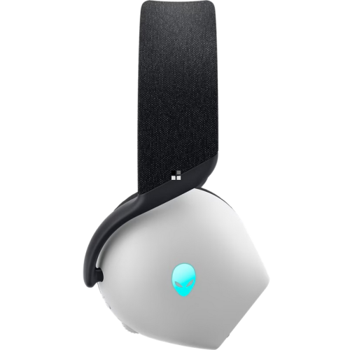 Casti cu microfon Dell Alienware AW725H, USB-C Wireless / Bluetooth / 3.5 mm jack, Lunar Light
