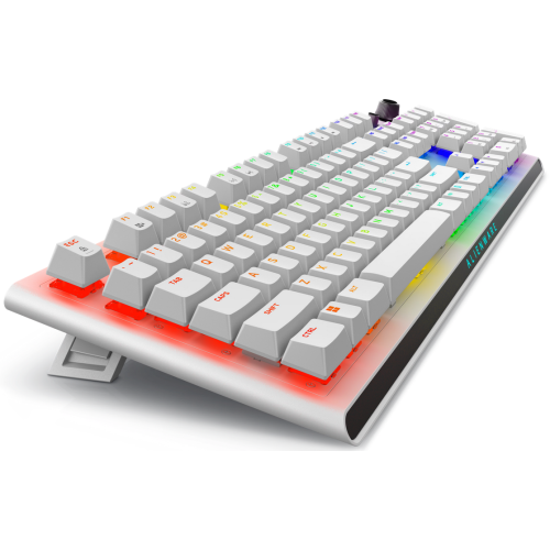 Tastatura Dell Alienware AW920K Tri-Mode, RGB LED, USB/USB Wireless/Bluetooth, Lunar Light