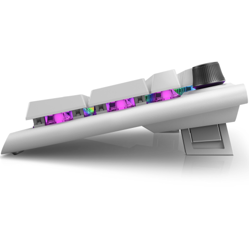 Tastatura Dell Alienware AW920K Tri-Mode, RGB LED, USB/USB Wireless/Bluetooth, Lunar Light