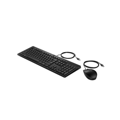 Kit HP 225 - Tastatura, USB-A, Black + Mouse Optic, USB-A, Black