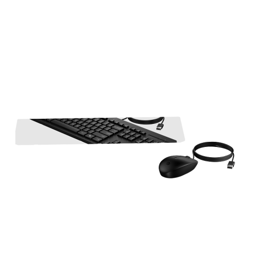 Kit HP 225 - Tastatura, USB-A, Black + Mouse Optic, USB-A, Black