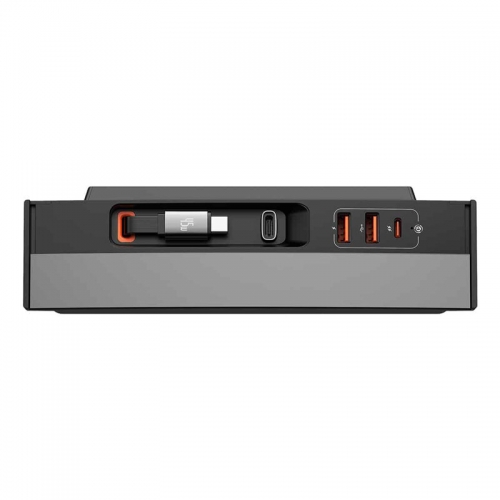 Hub USB Baseus T-Space, 2 x USB-A, 2 x USB-C, 1m, Gray