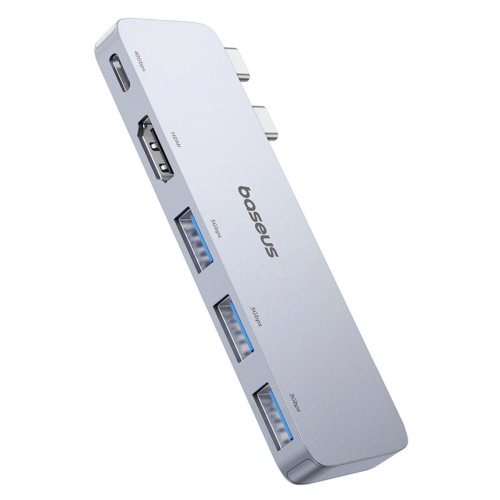 Docking Station Baseus UltraJoy 5 in 1, Gray
