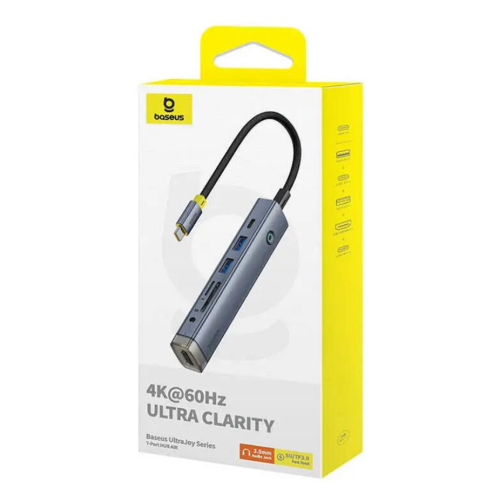 Docking Station Baseus UltraJoy 7 in 1, Gray