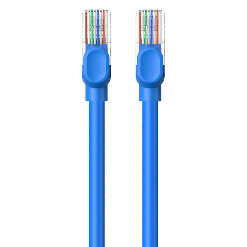 Patch Cord Baseus B00133204311-04, UTP, Cat6, 5m, Blue