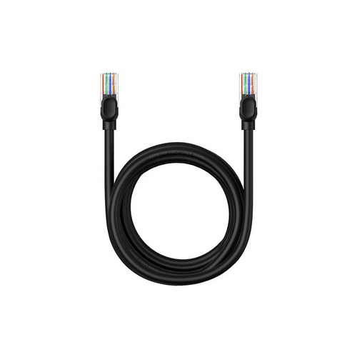 Patch Cord Baseus B00133206111-04, Cat5, UTP, 3m, Black