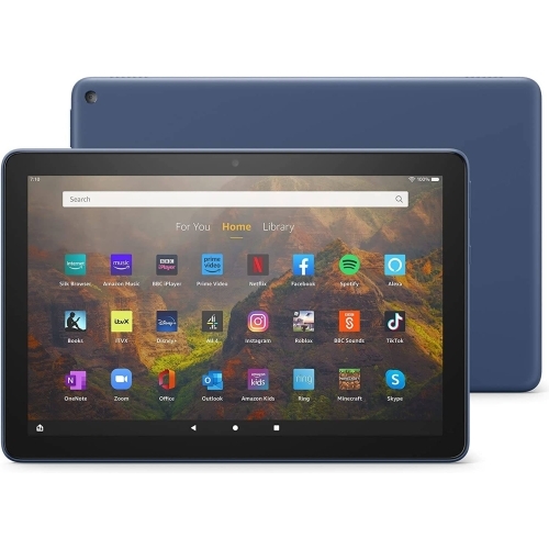 Tableta Amazon Fire HD 10 (2021), MediaTek MT8183 Octa Core, 10.1 inch, 32 GB, Wi-Fi, BT, Fire OS 7, Denim