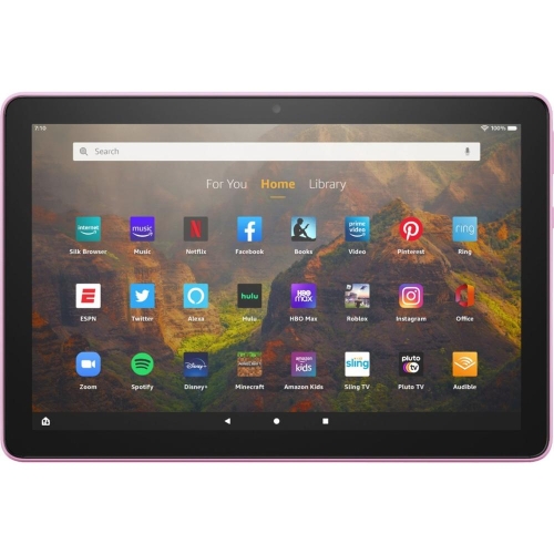 Tableta Amazon Fire HD 10 (2021), MediaTek MT8183 Octa Core, 10.1 inch, 32 GB, Wi-Fi, BT, Fire OS 7, Lavander