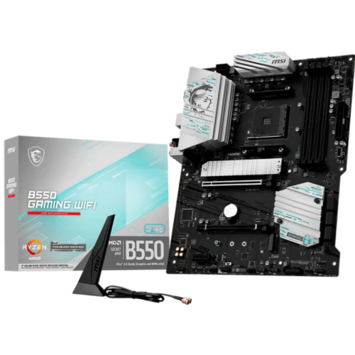 Placa de baza MSI B550 GAMING WIFI, AMD B550, Socket AM4, ATX