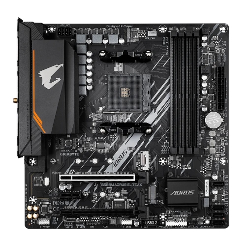 Placa de baza Gigabyte B550M AORUS ELITE AX, AMD B550, Socket AM4, mATX