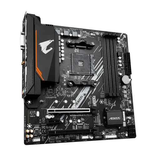 Placa de baza Gigabyte B550M AORUS ELITE AX, AMD B550, Socket AM4, mATX