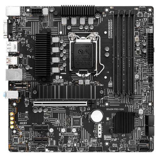 Placa de baza MSI B560M PRO-VDH, Intel B560, socket 1200, mATX