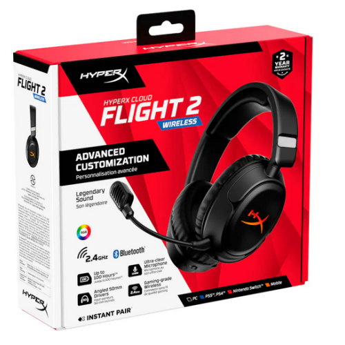 HyperX Cloud Flight 2 WL BK GAM HS