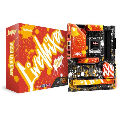 Placa de baza ASRock B650 LiveMixer, AMD B650, Socket AM5, ATX