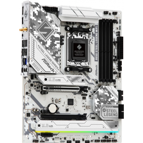 Placa de baza ASRock B650 STEEL LEGEND WIFI, AMD B650, Socket AM5, ATX