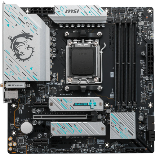 Placa de baza Gigabyte B650M GAMING PLUS WIFI, AMD B650, Socket AM5, mATX