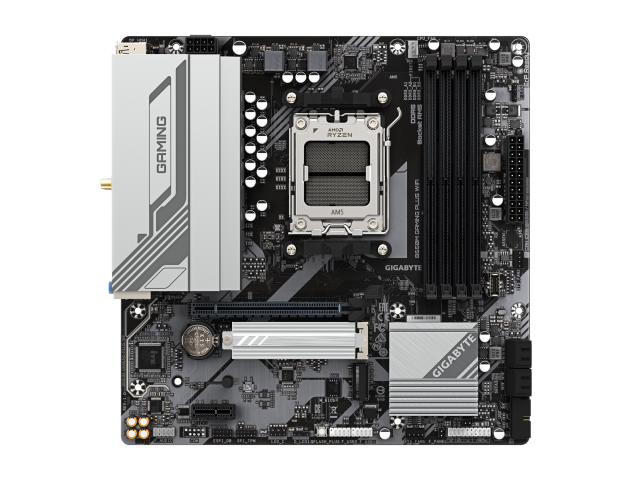 Placa de baza Gigabyte B650M GAMING PLUS WIFI, AMD B650, Socket AM5, mATX