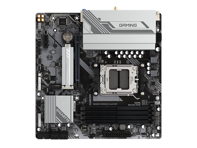 Placa de baza Gigabyte B650M GAMING PLUS WIFI, AMD B650, Socket AM5, mATX
