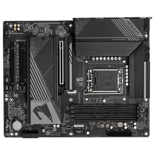 Placa de baza Gigabyte B760 AORUS ELITE, Intel B760, Socket 1700, ATX