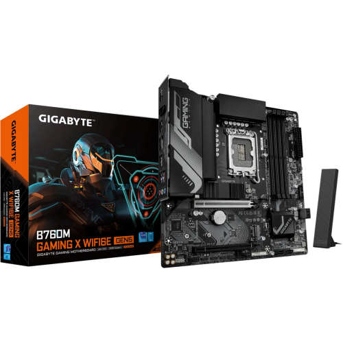 Placa de baza Gigabyte  B760M GAMING X WIFI6E GEN5, Intel B760, Socket 1700, mATX