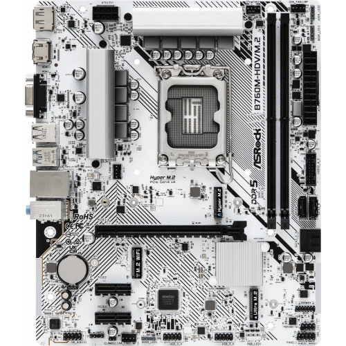 Placa de baza ASRock B760M-HDV/M.2, Intel B760, Socket 1700, mATX