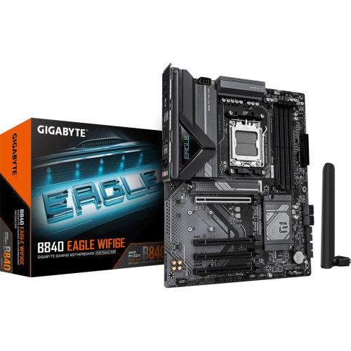 Placa de baza Gigabyte B840 EAGLE WIFI6E, AMD B840, Socket AM5, ATX