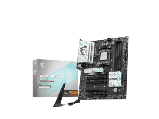 Placa de baza MSI B840 GAMING PLUS WIFI, AMD B840, Socket AM5, ATX