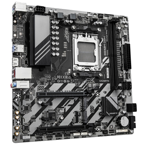 Placa de baza Gigabyte B840M D2H, AMD B840, Socket AM5, mATX