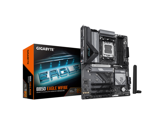 Placa de baza Gigabyte B850 EAGLE WIFI6E, AMD B850, Socket AM5, ATX