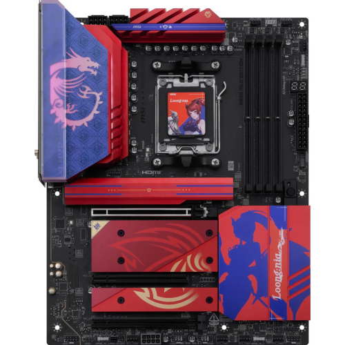 B850 MLG EDITION, AM5, DDR5, BT, ATX, Rosu/Mov 911-7E62-012