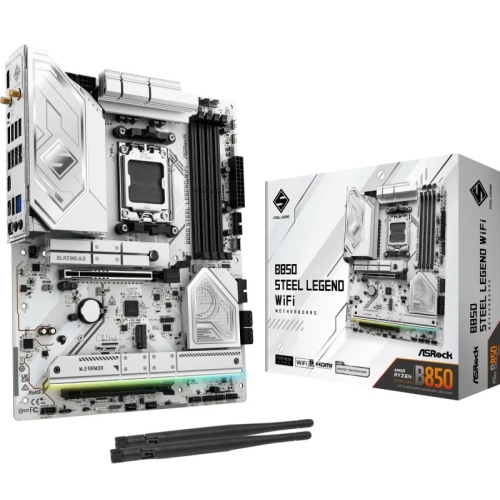 Placa de baza ASRock B850 Steel Legend WiFi, AMD B850, Socket AM5, ATX