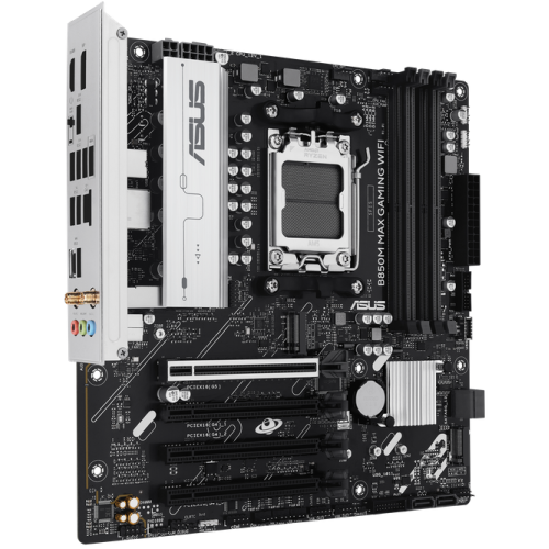 Placa de baza ASUS B850M MAX GAMING WIFI, AMD B850, Socket AM5, mATX
