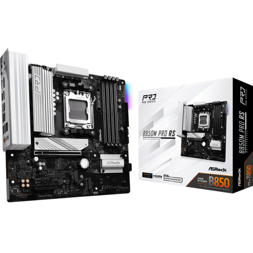 Placa de baza ASRocK B850M Pro RS, AMD B850, Socket AM5, mATX