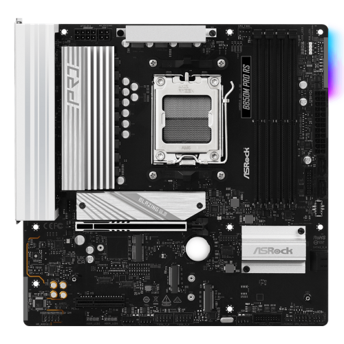 Placa de baza ASRocK B850M Pro RS, AMD B850, Socket AM5, mATX
