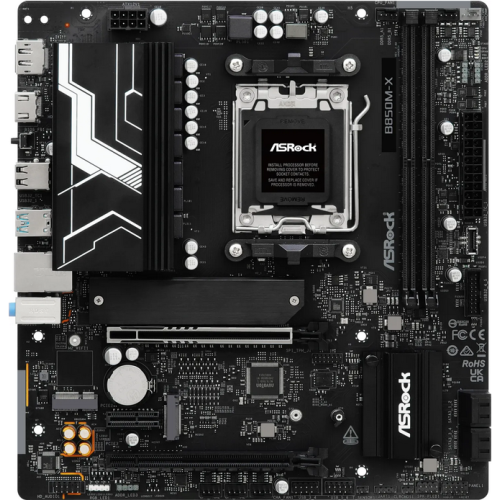 Placa de baza ASRocK B850M-X R2.0, AMD B850, Socket AM5, mATX
