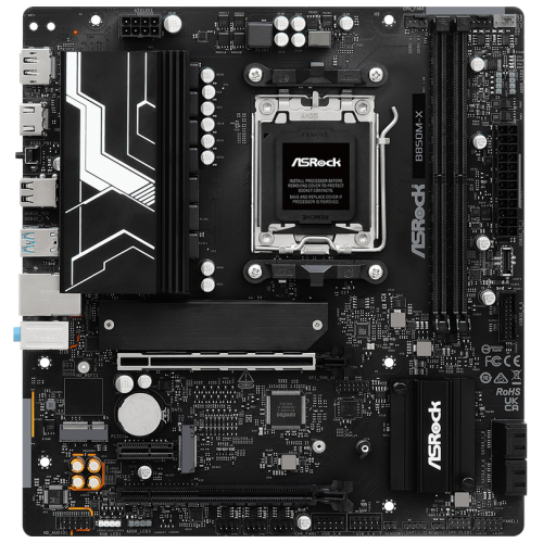 Placa de baza ASRocK B850M-X, AMD B850, Socket AM5, mATX
