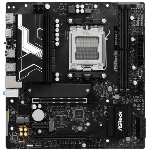 Placa de baza ASRocK B850M-X, AMD B850, Socket AM5, mATX