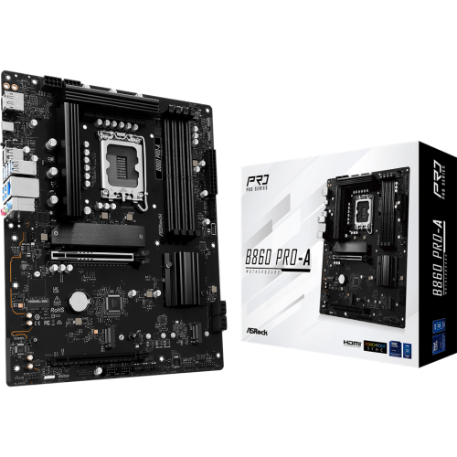 Placa de baza ASRocK B860 Pro-A, Intel B860, Socket 1851, ATX