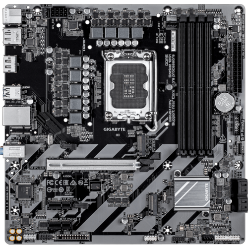 B860M D3W, LGA1851, DDR5, mATX, Negru